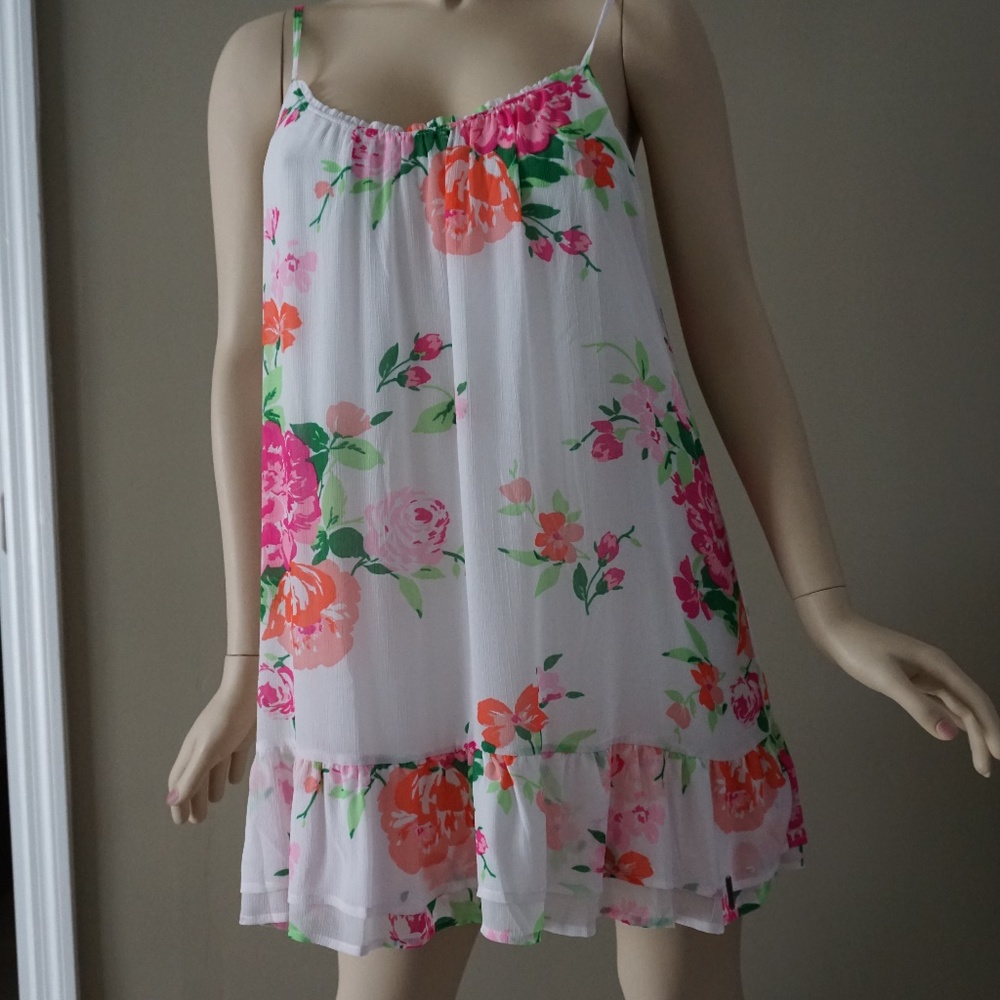 Abercrombie Fitch Women Floral Mini Lined Sundress